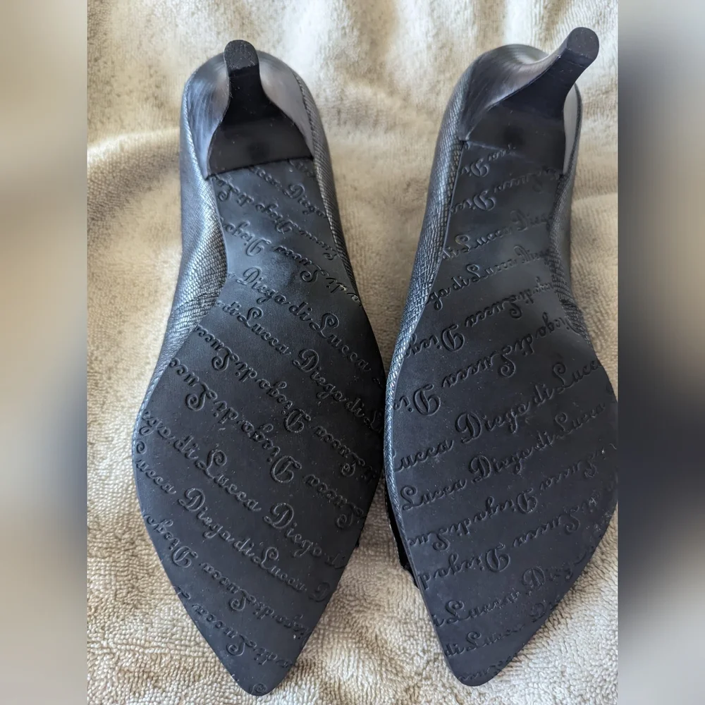 Margiela Tabis Diego di Lucca Heels size 8.5M Pointed Toe, Kitten Heels - Picture 3 of 5